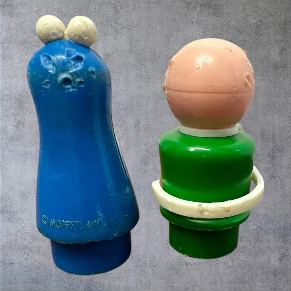 Vintage‎ Fisher-Price Little People Lot Sesame Street Garbage Truck Light Pole